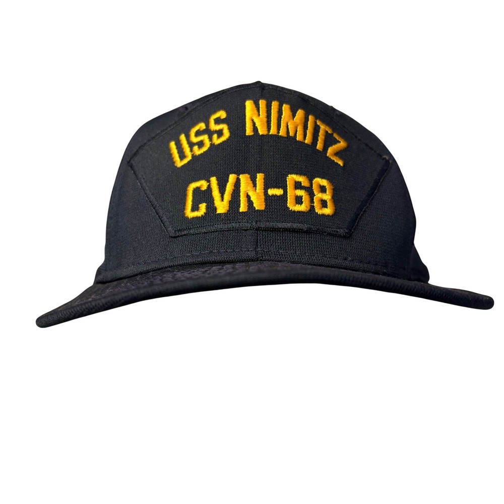 USS Nimitz CVN 68 AJD Navy Embroidered‎ Black Baseball Cap Adult One Size USA
